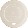 Genuine Joe Vented Hot Cup Lid - Polystyrene - 50 Lids/Pack - 1000 / Carton - White 1 thumbnail image