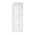 Sauder® Select 24"W 4-Door And 1-Drawer Storage Cabinet, White