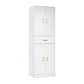 Sauder® Select 24"W 4-Door And 1-Drawer Storage Cabinet, White 1 thumbnail image