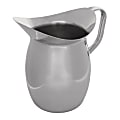 Tablecraft Stainless Steel Bell Water Pitcher, 3 Qt, Silver 1 thumbnail image