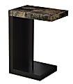 Monarch Specialties Modern End Table, Dark/Cappuccino