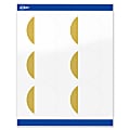 Avery® Print-To-The-Edge Labels With Sure Feed® Technology, S00-DJN-PRWGP10, Round, 3", Glossy White, Preprinted Dipped Gold Edge Design, Pack Of 60 1 thumbnail image
