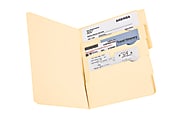 Pendaflex® Divide It Up® Multi-Section File Folders, 8 1/2" x 11, Letter Size, Manila, Pack Of 24