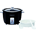 Hamilton Beach 30 Cup Capacity (Cooked) Rice Cooker - 1000 WRice - Black