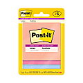 Post-it Super Sticky Notes, 3 in. x 3 in., Summer Joy Collection, 3 Pads/Pack, 45 Sheets/Pad