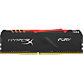 HyperX FURY 16GB DDR4 SDRAM Memory Module - 16 GB (1 x 16GB) - DDR4-3000/PC4-24000 DDR4 SDRAM - 3000 MHz - CL15 - 1.35 V - Non-ECC - Unbuffered - 288-pin - DIMM 1 thumbnail image