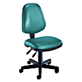 OFM Computer Anti-Microbial Vinyl Task Chair, Teal/Black 1 thumbnail image