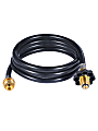 Commercial Heat Propane Hose Adapter for Portable Heaters, 10', Fits 1-Lb, 5-Lb Or 20-Lb Tanks, Black, Total Quantity 1 1 thumbnail image