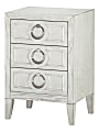 Coast To Coast 3-Drawer Chairside Chest, White