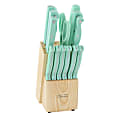 Martha Stewart Everyday 14-Piece Stainless Steel Cutlery Set, Martha Blue 1 thumbnail image