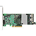LSI Logic MegaRAID SAS 9266-8i - Serial ATA/600 - PCI Express 2.0 x8 - Plug-in Card - RAID Supported - 0, 1, 5, 6, 10, 50, 60 RAID Level - 2 Total SAS Port(s) - 2 SAS Port(s) Internal Battery Backup