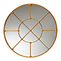 Baxton Studio Ohara Accent Wall Mirror, 36”H x 36”W x 5/8”D, Gold 1 thumbnail image