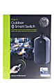 GE Z-Wave Plus Plug-in Outdoor Smart Switch, Black, 14284