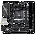 Asus ROG Strix B450-I GAMING Desktop Motherboard - AMD Chipset - Socket AM4 - Mini ITX - 32 GB DDR4 SDRAM Maximum RAM - UDIMM, DIMM - 2 x Memory Slots - Gigabit Ethernet - HDMI - 4 x SATA Interfaces 1 thumbnail image