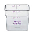 Cambro Allergen-Free CamSquare Container, 4 Qt, Purple