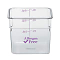 Cambro Allergen-Free CamSquare Container, 4 Qt, Purple 1 thumbnail image