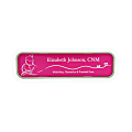 Custom Create Your Own Engraved Plastic Wall Sign/Name Plate With Round Corners And Plastic Holder,  2" x 8" 1 thumbnail image