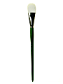 Princeton Bristle Oil And Acrylic Paint Brush 6100, Size 16, Filbert Bristle, Syntheitc, Green