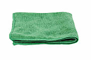 Medline Microfiber Cleaning Cloths, Light Weight, 12" x 12", Green, Pack Of 250 1 thumbnail image