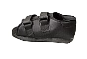 Medline Semi-Rigid Nylon Post-Op Shoe, Men's, Medium, Black