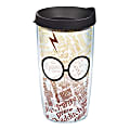Tervis Harry Potter Tumbler With Lid, Glasses And Scar, 16 Oz, Clear