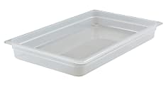 Cambro Translucent GN 1/1 Food Pans, 4"H x 12-3/4"W x 20-7/8"D, Pack Of 6 Containers 1 thumbnail image