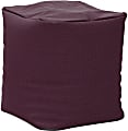 National® Bernadette 19"W Square Pouf Ottoman, Bliss Terra Cotta 1 thumbnail image