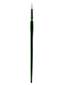 Princeton Synthetic Bristle Oil And Acrylic Paint Brush 6100, Size 8, Round Bristle, Synthetic, Green 1 thumbnail image