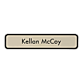 Custom Engraved Plastic Designer Wall Signs With Wall Mount, 1-11/16" x 9-11/16" 1 thumbnail image