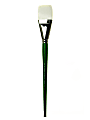 Princeton Synthetic Bristle Oil And Acrylic Paint Brush 6100, Size 20, Flat Bristle, Synthetic, Green 1 thumbnail image