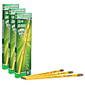 Ticonderoga Original Pencils, #1 Extra Soft, Yellow, 12 Pencils Per Pack, Set Of 3 Packs 1 thumbnail image