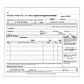 Custom Carbonless Business Forms, Pre-Formatted, Bill Of Landing Forms, 8 1/2” x 7”, 3-Part, Box Of 250
