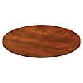 Lorell® Chateau Series Round Conference Table Top, 4'W, Cherry