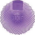 Genuine Joe Eclipse Scented Urinal Screen - Anti-splash, Flexible, Deodorizer, Sturdy - 36 / Carton - Purple 1 thumbnail image