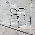Flash Furniture HERCULES Series Adjustable Bath And Shower Chair, White