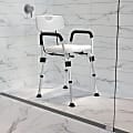 Flash Furniture HERCULES Series Adjustable Bath And Shower Chair, White 1 thumbnail image