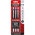 uni-ball® Jetstream™ RT Retractable Ballpoint Pens, Bold Point, 1.0 mm, Black Barrels, Assorted Ink Colors, Pack Of 3