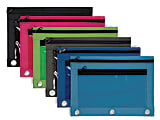 Pencil Pouch With Clear Window, Assorted Color