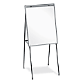 Lorell® Non-Magnetic Dry-Erase Whiteboard Easel, 34" x 28", Metal Frame With Black Finish