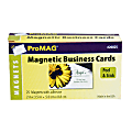 ProMAG Adhesive Business Card Magnets, Pack Of 25