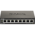 D-Link DGS-1100-08V2 Ethernet Switch - 8 Ports - Manageable - 2 Layer Supported - 4.94 W Power Consumption - Twisted Pair - Desktop - Lifetime Limited Warranty