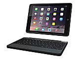 ZAGG Keyboard/Cover Case (Folio) Apple iPad Air Tablet - Black - Impact Resistant - Polycarbonate, Silicone - English, French Keyboard Localization