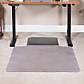 Flash Furniture Sit Or Stand Anti-Fatigue Mat, 36" x 53", Black/Clear 1 thumbnail image