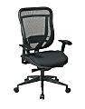 Office Star™ SPACE Big & Tall High-Back Mesh Chair, Black/Gunmetal