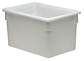 Cambro Poly Food Boxes, 15"H x 18"W x 26"D, White, Pack Of 3 Boxes