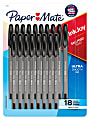 Paper Mate InkJoy 100ST Ballpoint Pens, Medium Point (1.0mm), Black, 18 Count 1 thumbnail image