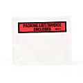 3M™ Top View "Packing List/Invoice Enclosed" Envelopes, Orange, Box Of 100 Envelopes