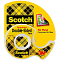 Scotch® Double-Sided Tape With Handheld Dispenser, 1/2" x 248", Clear 1 thumbnail image