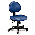 OFM Anti-Microbial Vinyl Multi-Shift Task Chair, Navy/Black 1 thumbnail image