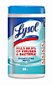 Lysol® Disinfecting Wipes, Ocean Fresh Scent, 80 Sheets Per Tub, Box Of 6